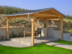 Gartenpavillon Satteldach