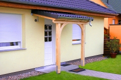 Haustürüberdachung Classic mit Bögen