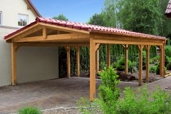Satteldach Doppelcarport Classic 