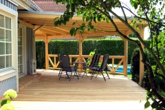 Terrassenüberdachung Pultdach Akzent